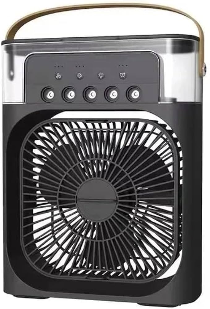 Siyah Buzlu Vantilatör Mini Fan
